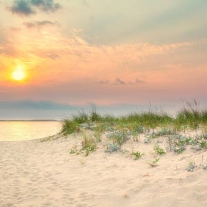 Chatham Lighthouse Beach Sunrise: Cape Cod Coastal Art Print