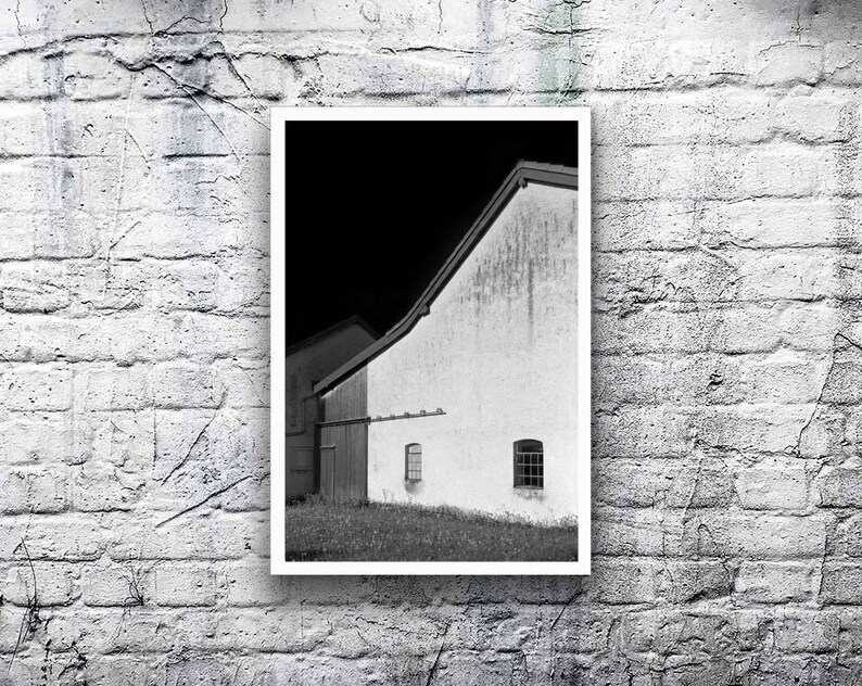 Black and White Farmhouse Decor Modern Barn Art for Living Etsy