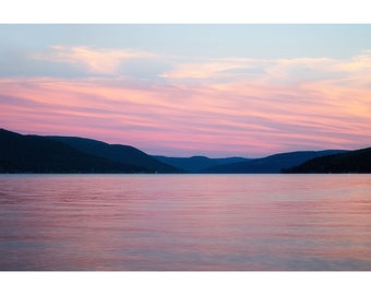 Canandaigua Lake art, Finger Lakes art, lake sunset