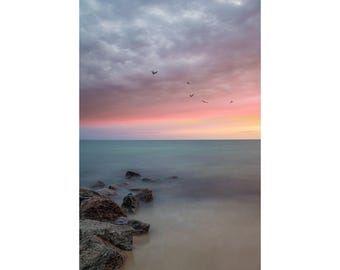 Brewster Sunset Photo: Cape Cod Seascape Art Print