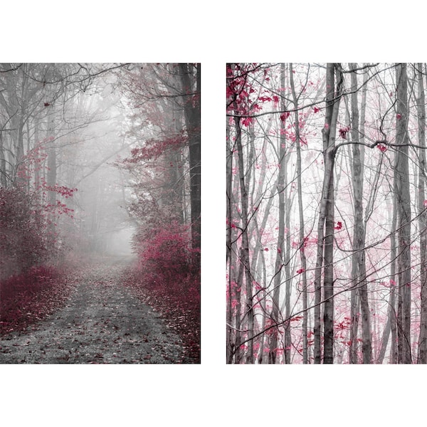 Burgundy Wall Art Etsy