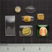 Lot of 7 Vintage Glass Watch Crystals Watch Face Glass in Rectangle, Square, Oval, beveled, and Fancy Shapes Steampunk Supplies 03351