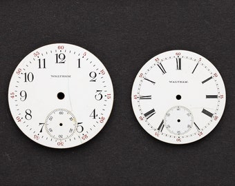 Waltham pocket online watch parts