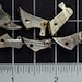 Lot 6 Antique Pocket Watch Balance Bridges Brass & Steel, Watch Parts, Gear Plate, for Mixed Media, Crafts, Steampunk Art Supplies 04211