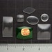 Lot of 7 Vintage Glass Watch Crystals Watch Face Glass in Rectangle, Square, Oval, beveled, and Fancy Shapes Steampunk Supplies 03348