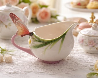 Collectable Franz Porcelain Dragonfly Cup & Saucer Set - Etsy