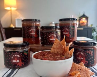 For those who like it HOT! Small batch craft salsa. Fresh restaurant-style salsa made from scratch in small batches to ensure quality!