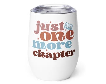 Solo un capítulo más (vaso para vino)