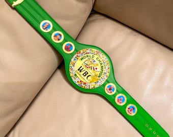 WBC Boxing Championship Belt Replica, Heavyweight Title Display Piece