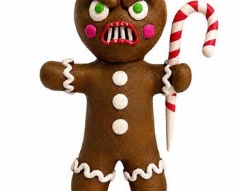 Krampus inspired gingerbread man