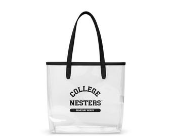 Clear tote bag
