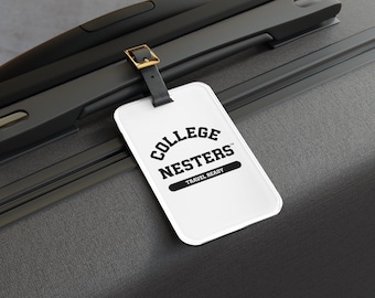 Etiqueta de equipaje de College Nesters