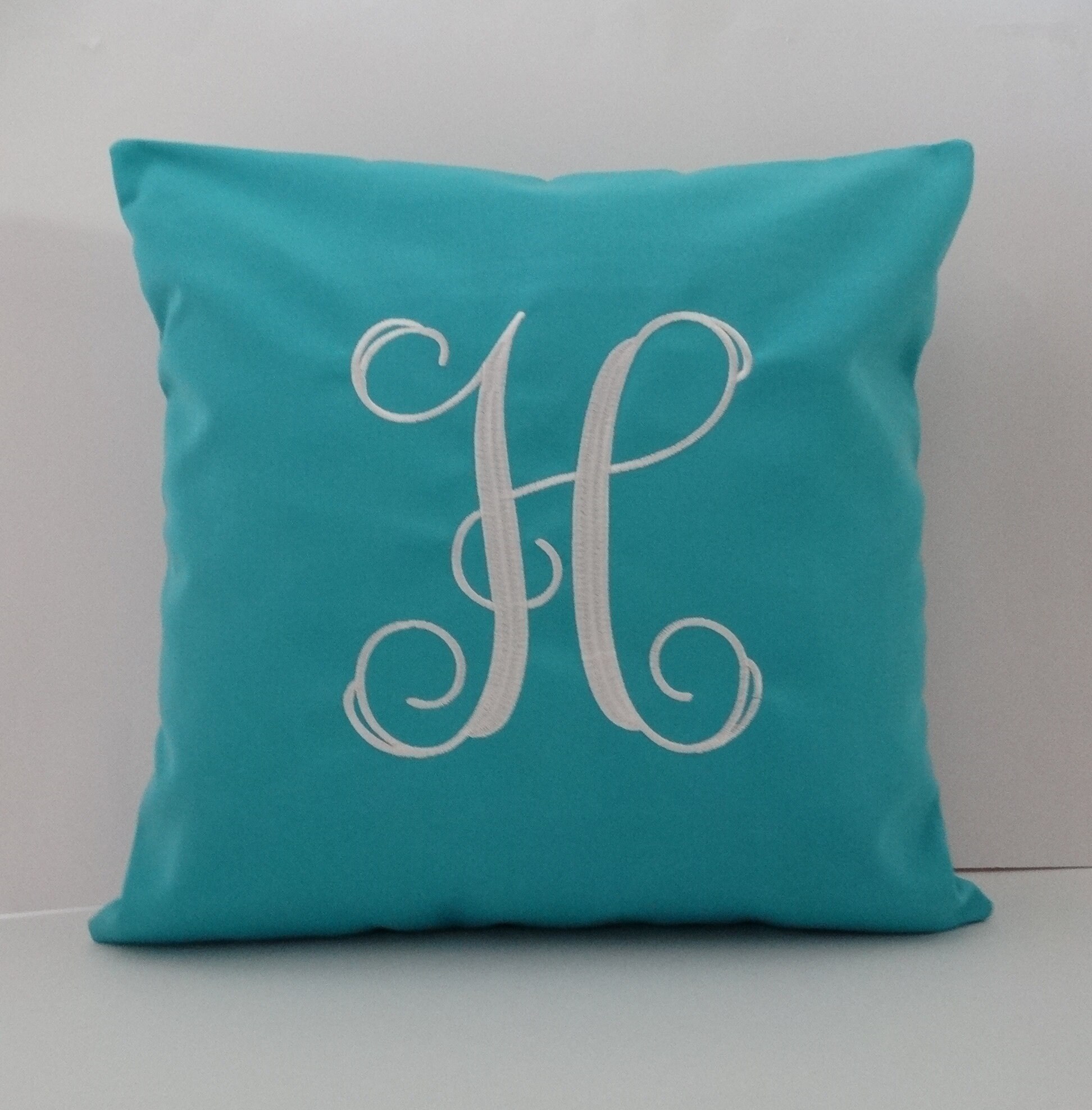 etsy monogram pillow