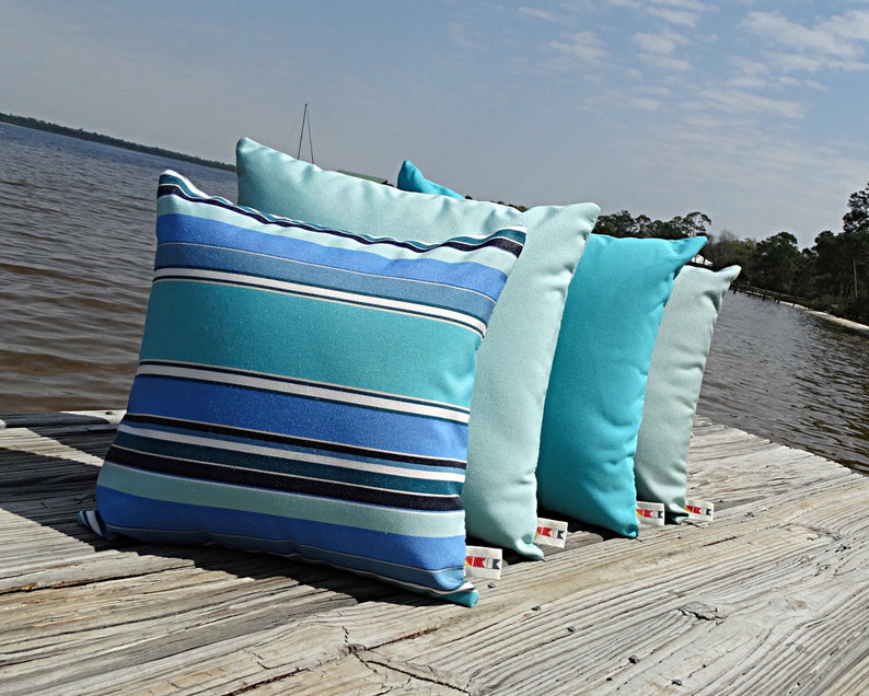 Sunbrella Empire Dove Indoor/outdoor Pillow Cover Sunbrella Etsy