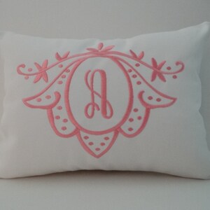 Monogrammed Pillow Cover | Nursery Pillow | Monogram Baby Pillow Cover | Personalized Baby Gift | Keepsake Pillow