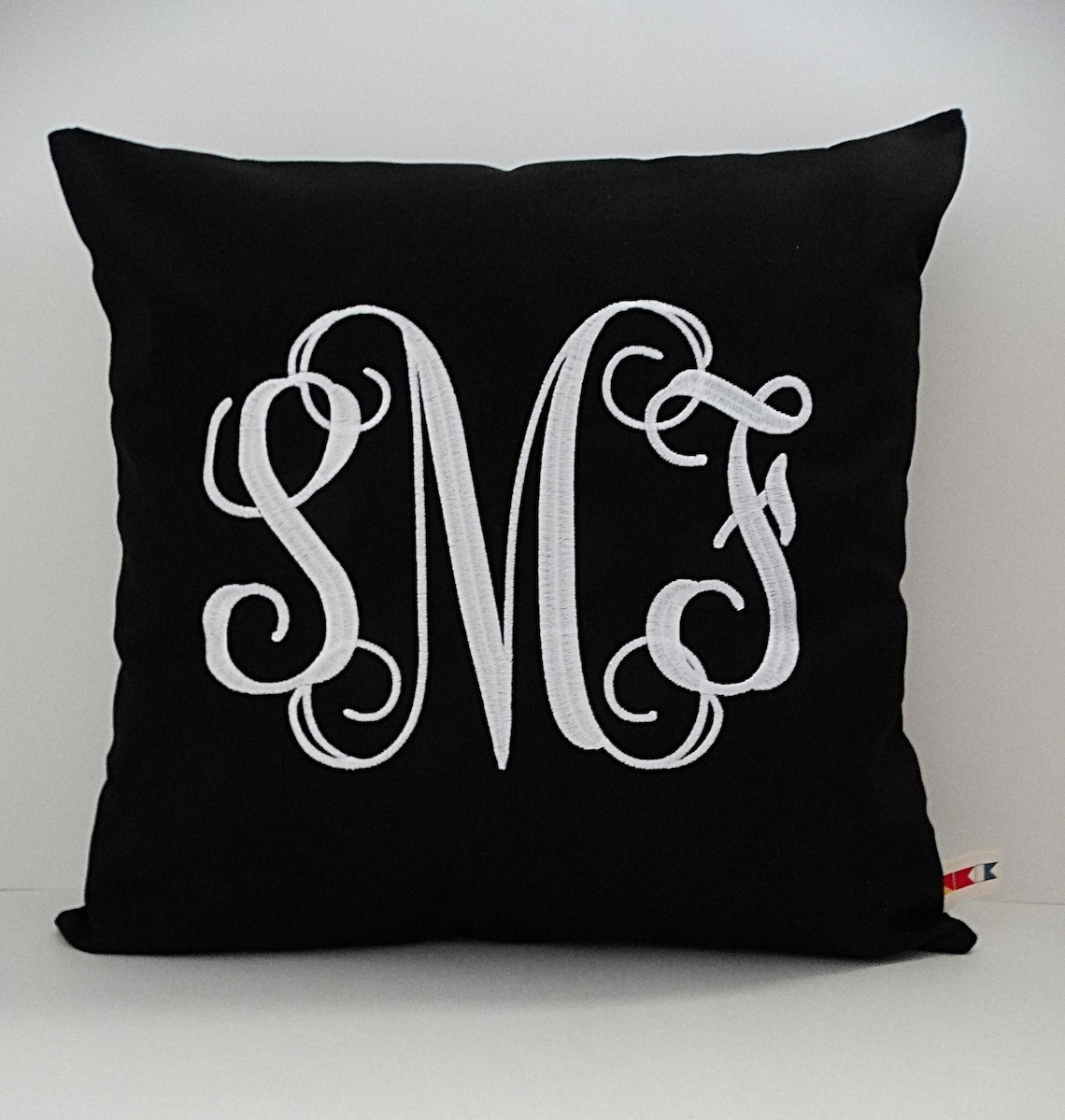Decorative Monogram Pillow Throw Pillows Custom Monogram Etsy