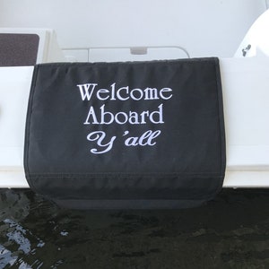 Sunbrella Boat Boarding Mat: Custom Marine Yacht Mat