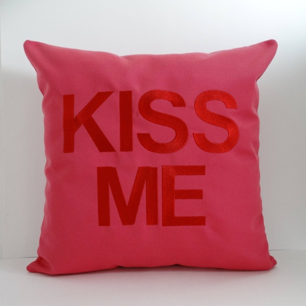 Kiss Pillow Etsy