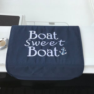 Sunbrella Boat Mat | Boat Sweet Boat Mat | Boat Boarding Mat | Custom Boat Mat | Welcome Aboard Boat Mat | Gunwale Cover | Gunwale Mat