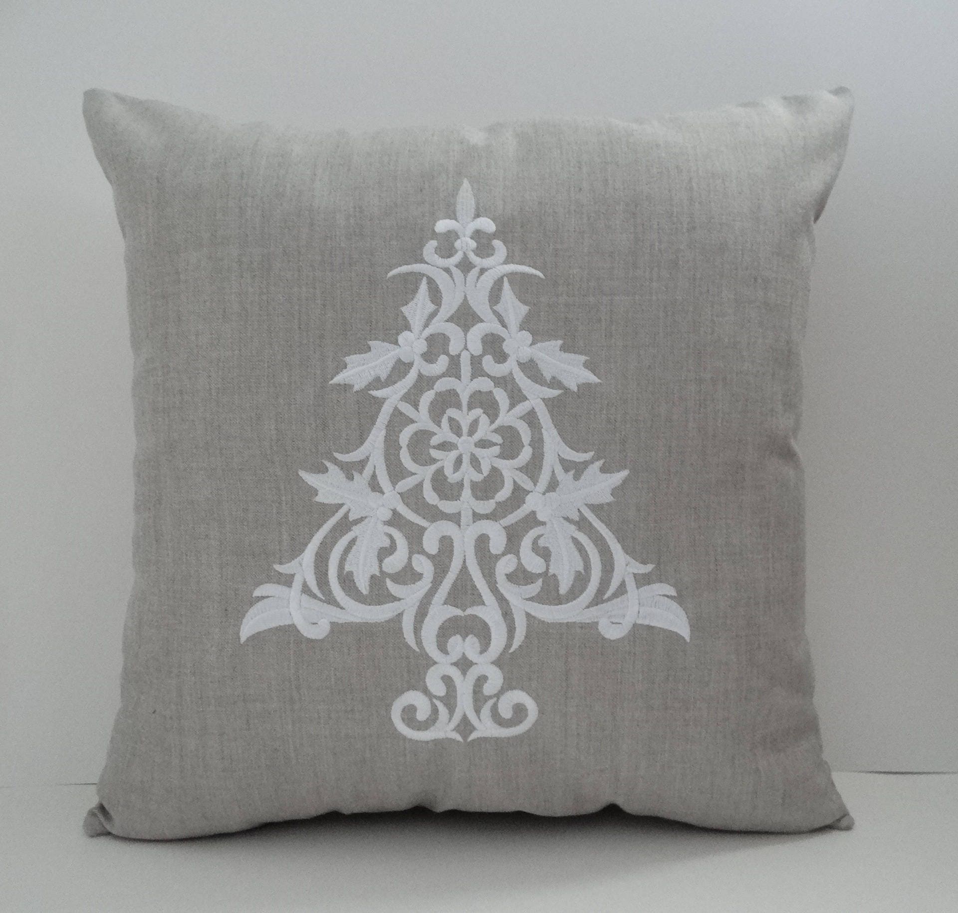 Scandinavian Pillow Cover Christmas Decor Sunbrella Indoor Outdoor Farmhouse Christmas Christmas Snowflake Pillow Cover