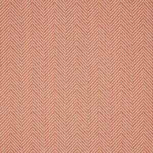 Sunbrella Posh Coral Pillow Cover: Herringbone Indoor Outdoor Accent