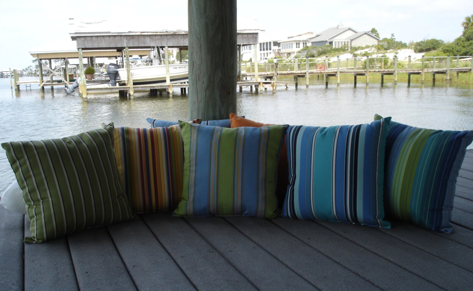 Pillow Cover Sunbrella Cast Ocean Pillow Sunbrella Indoor Etsy