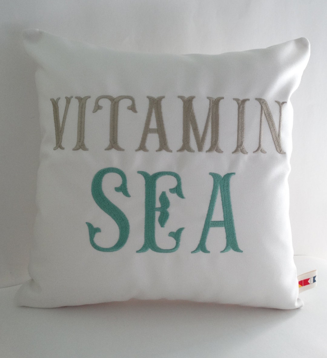 Sunbrella 16x16 Pillow Cover Vitamin Sea Pillow Cover Throw - Etsy