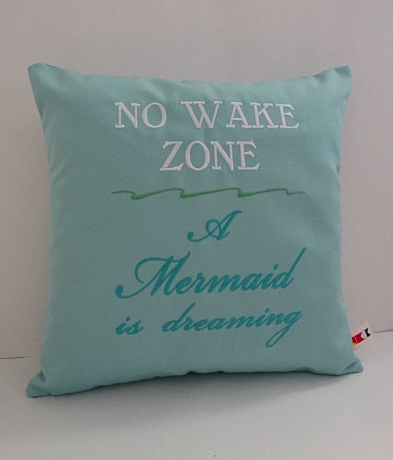 no wake zone pillow