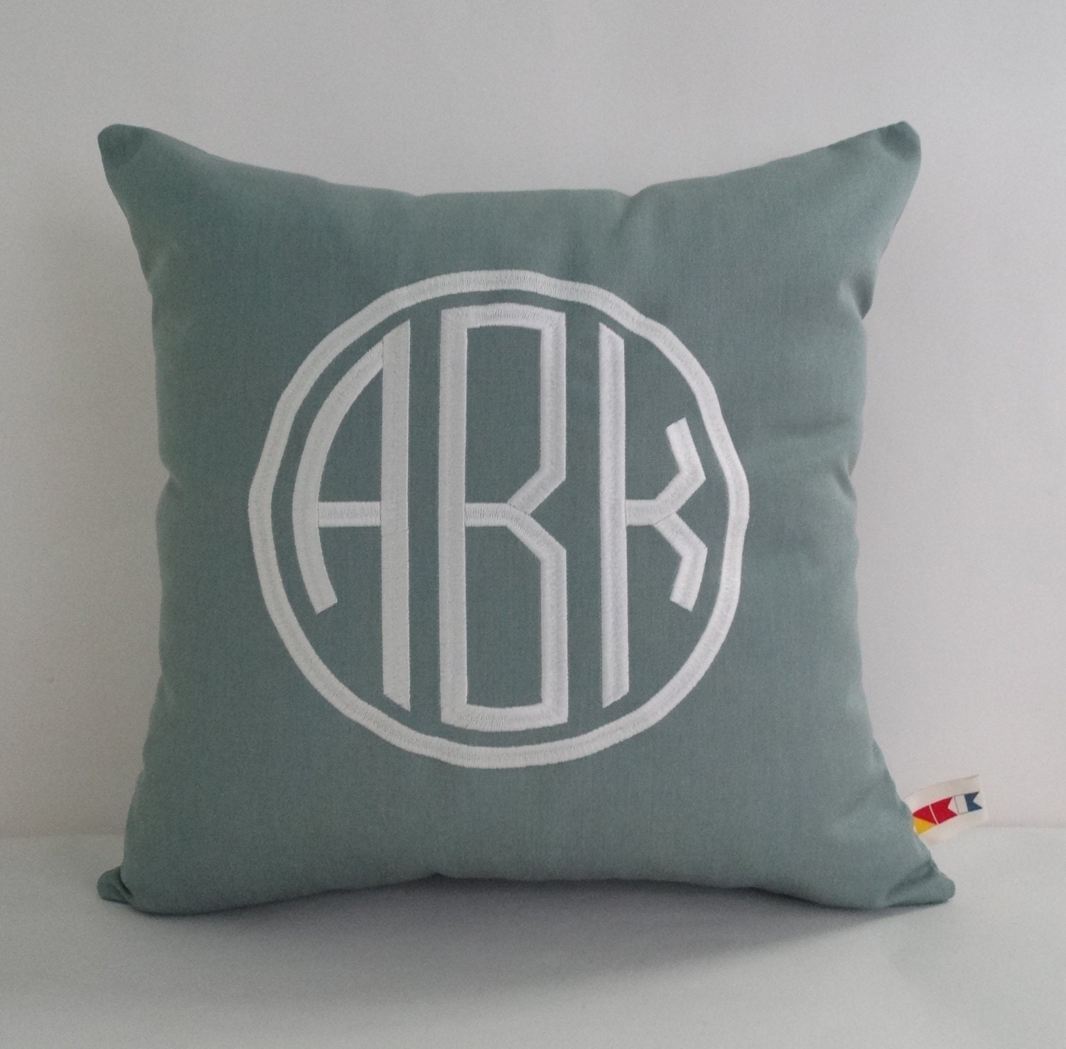 monogrammed pillows etsy