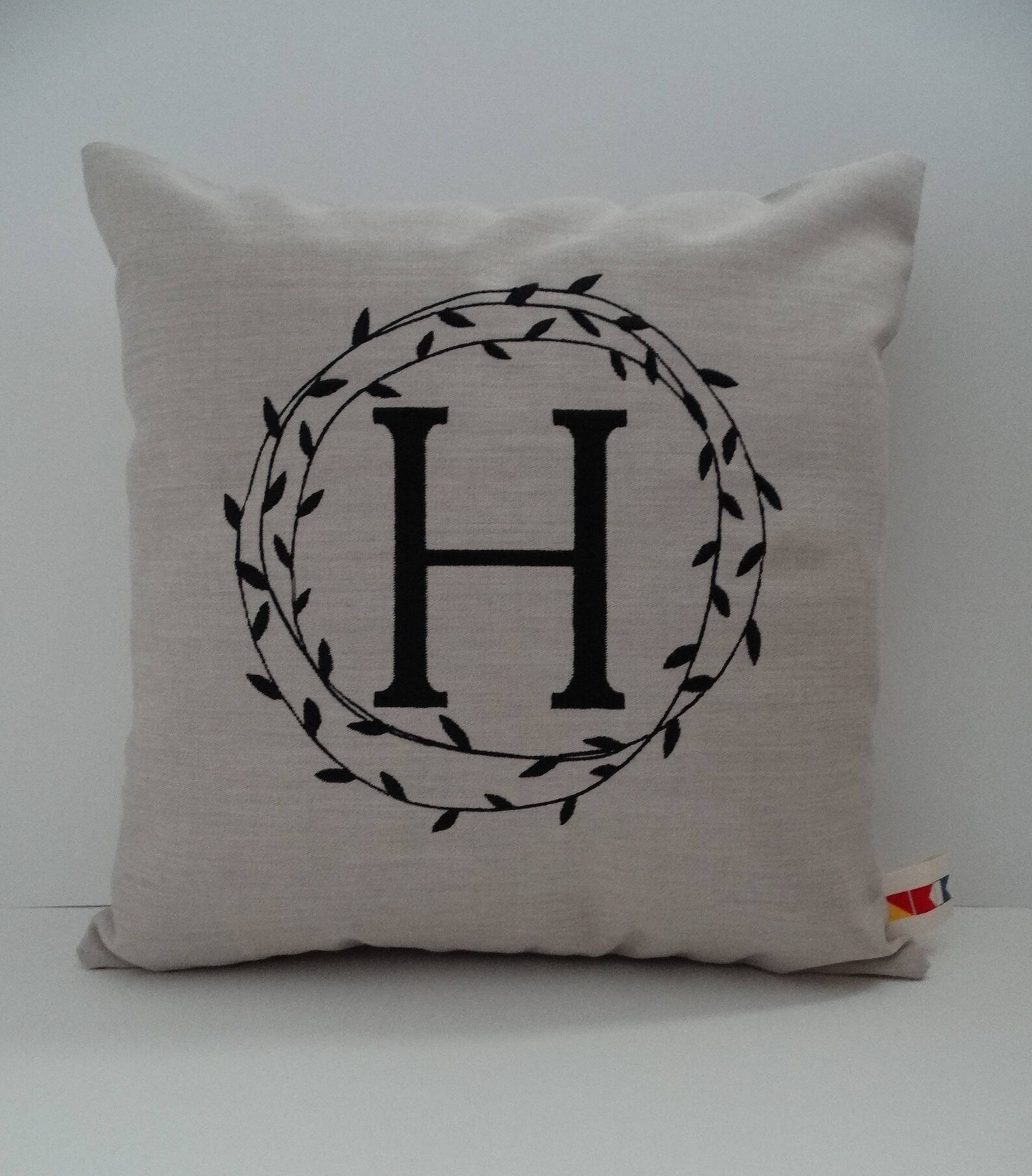 Sunbrella MONOGRAMMED PILLOW Cover Indoor Outdoor Etsy
