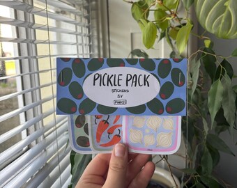 Pickle themed stickers