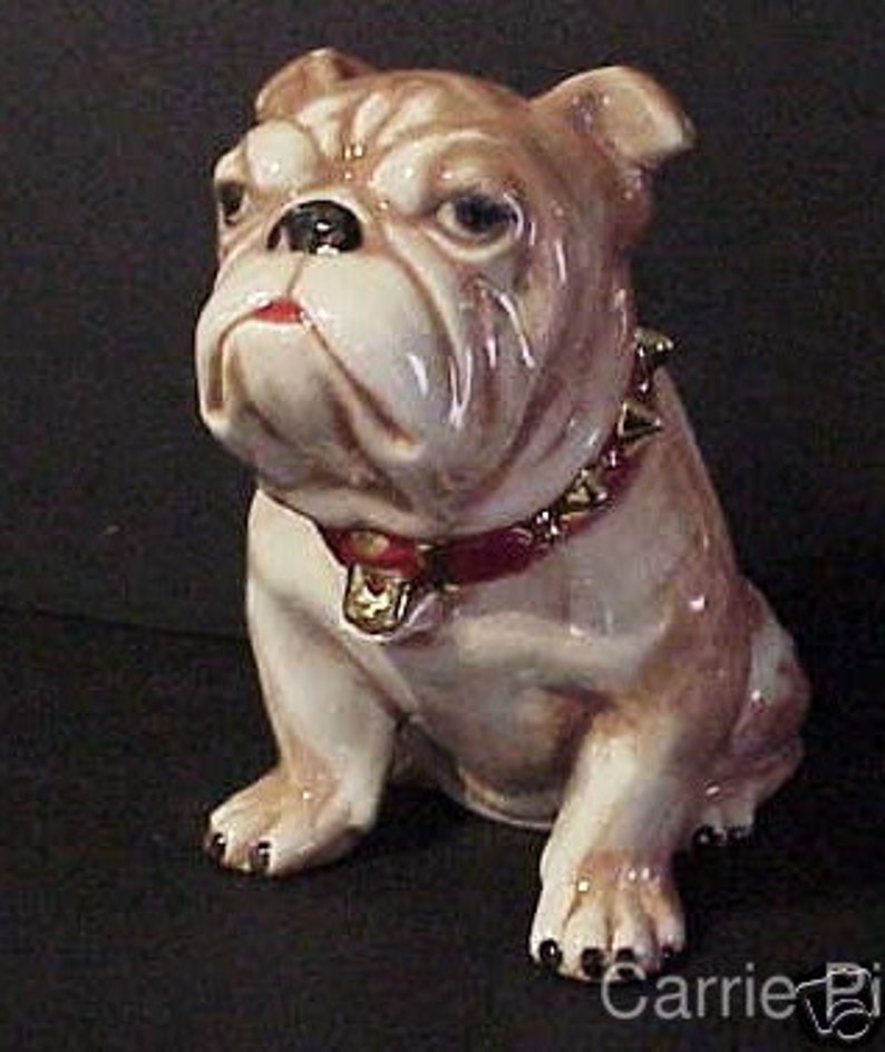 Bull Dog Cookie Jar 9 1/2 pulgadas de alto imagen 1