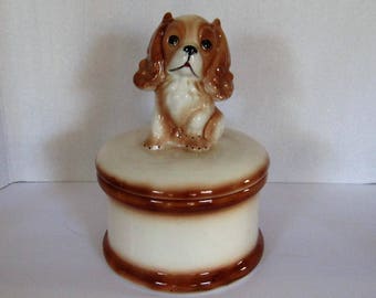 Cavalier King Charles  Cookie Jar
