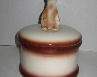Boxer Cookie Jar/Treat/Urn.