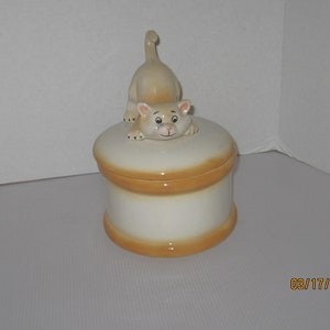 Playful Cat Treat Jar