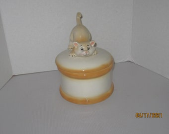 Playful Cat Treat Jar