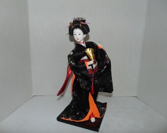 Japanese Vintage Geisha Doll -Classic Style-