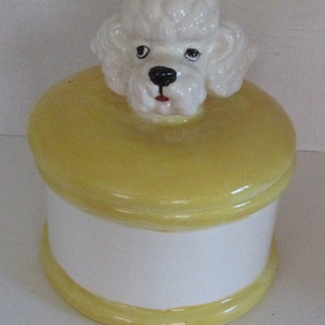 Ceramic Poodle Cookie Jar