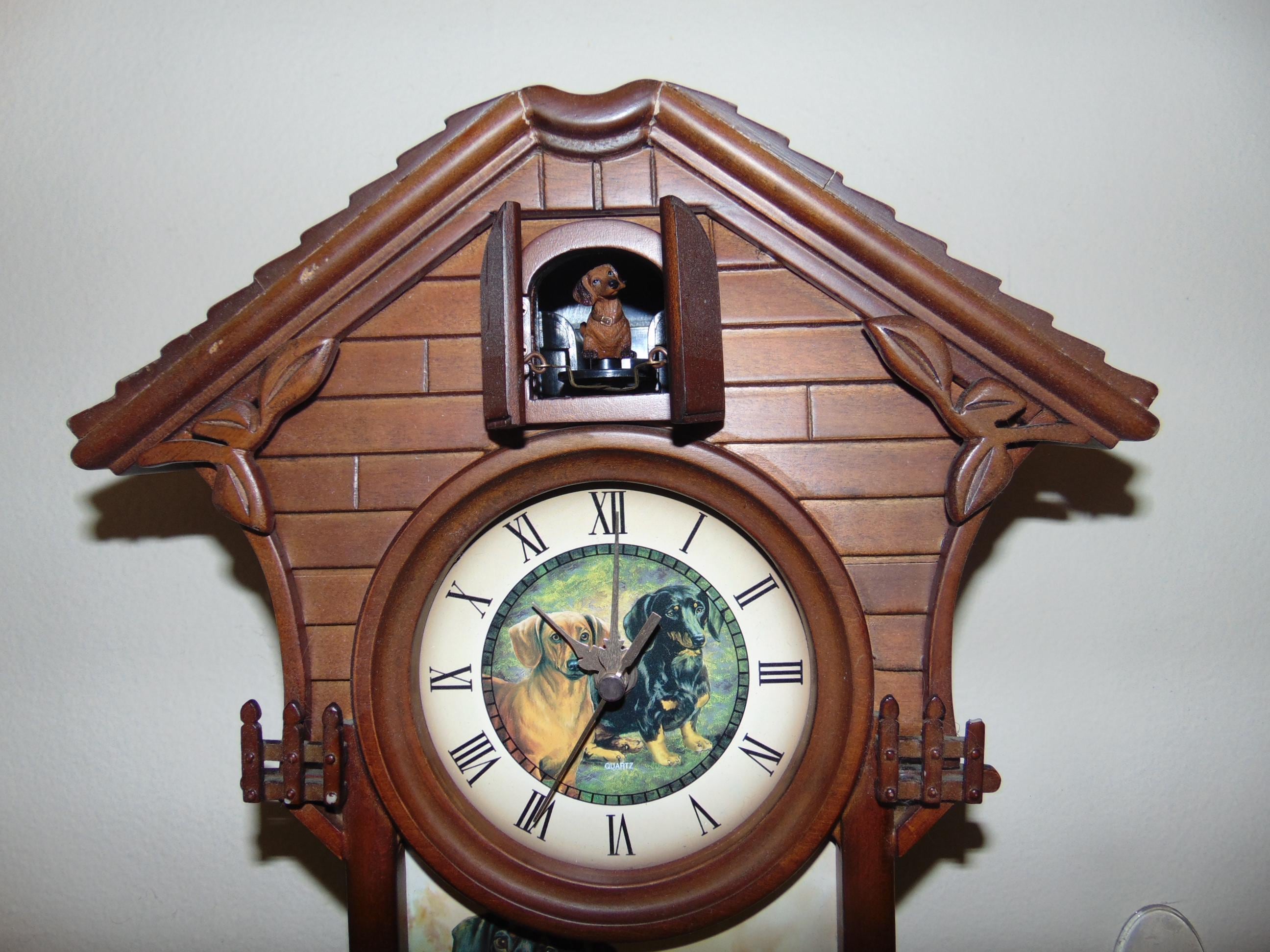 Bradford Exchange Dachshund Cuckoo Clock - Etsy