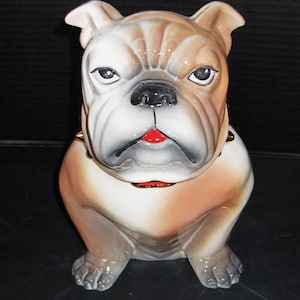 Large Bulldog Cookie Jar