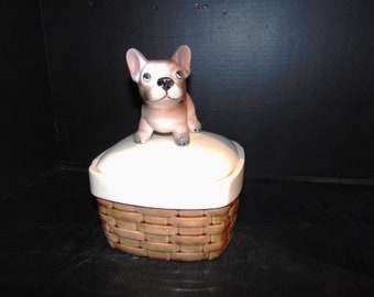Baby French Bull Dog Cookie jar