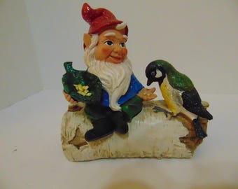 Gnome bird Feeder for Tree Trunk