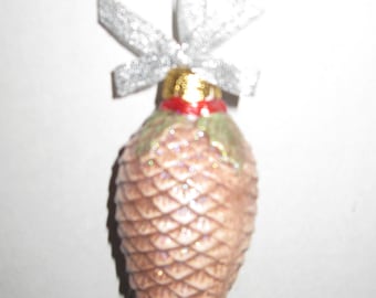 Vintage Ornament Set of Six Pine Cones