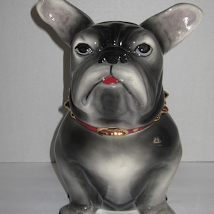 Large French Bulldog Cookie Jar