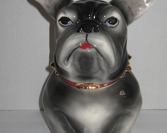 Large French Bulldog Cookie Jar