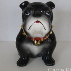 Bull Dog Cookie Jar 9 1/2 inches Tall image 3