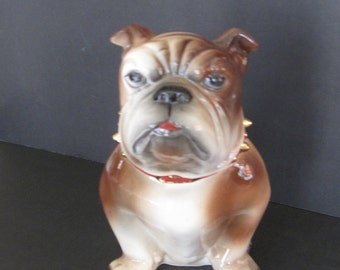 Bulldog Large Cookie Jar
