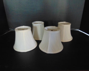 Lamp Shades Set of Four Cream Color
