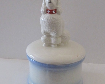 Standard Poodle Cookie/Treat Jar/Urn.