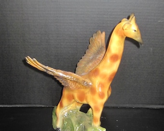 Handcrafted Ceramic Giraffe Alebrije